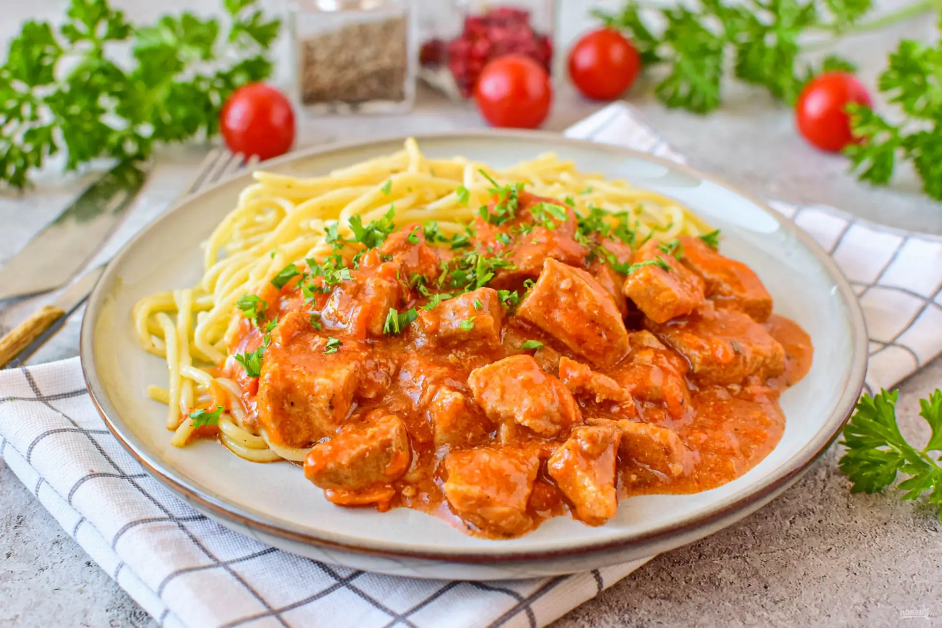 Подлив из свинины