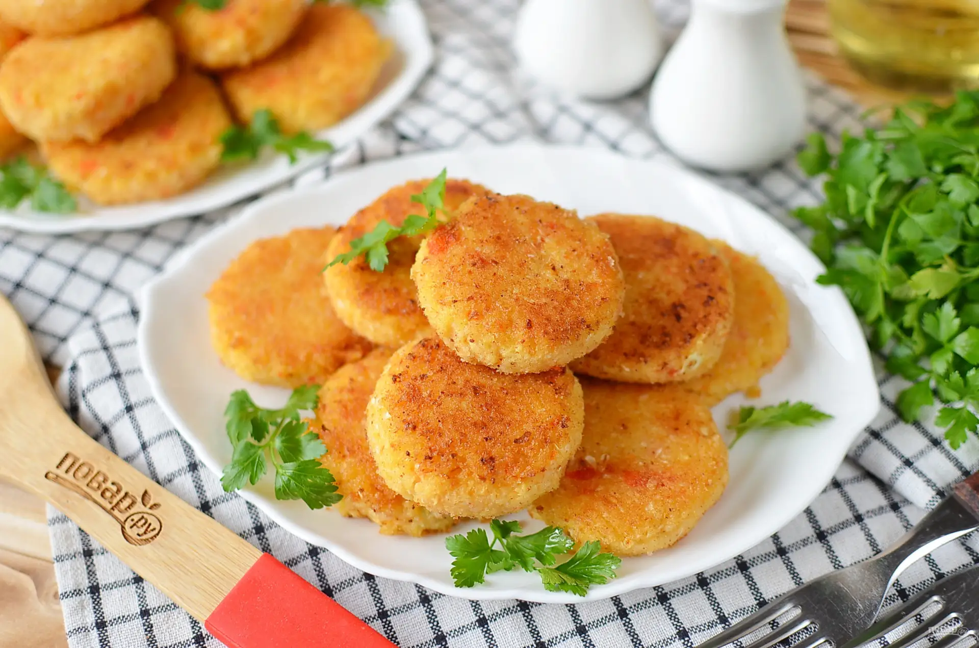 Постные котлеты из пшена