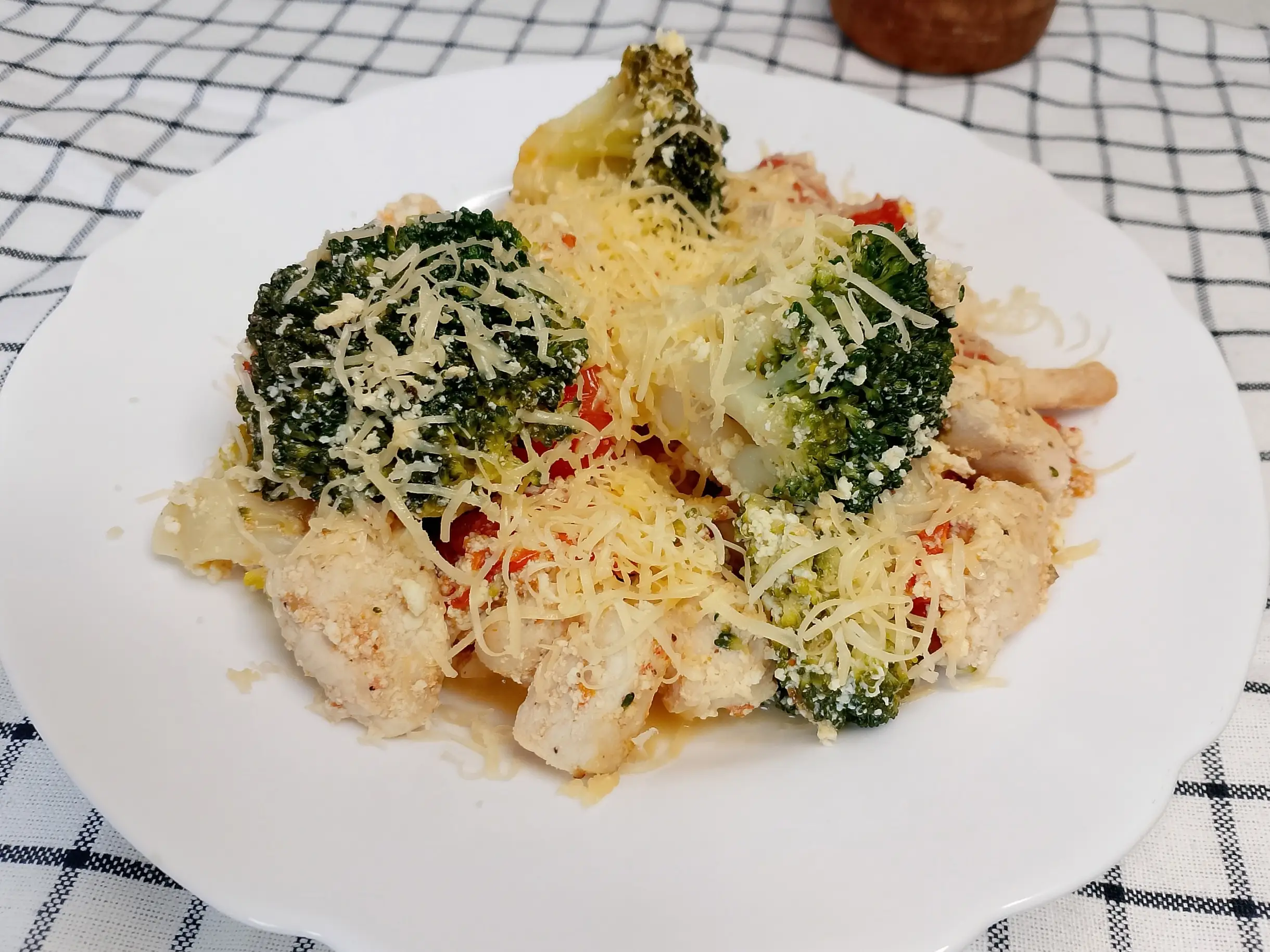 ПП-рецепт куриное филе с черри и брокколи