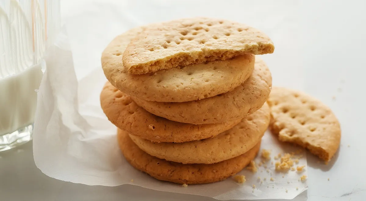 Простое галетное печенье