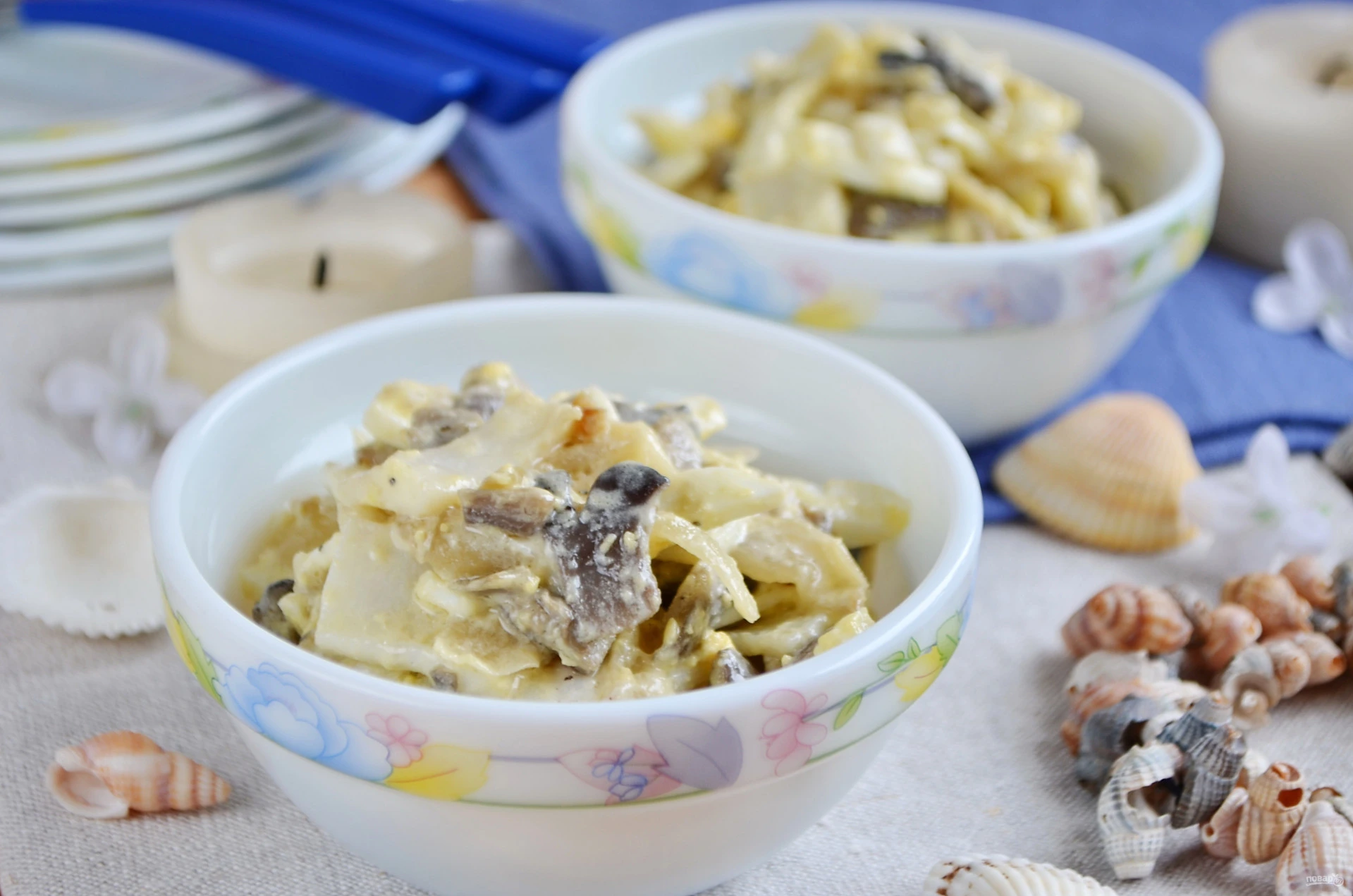 Салат из кальмар о в