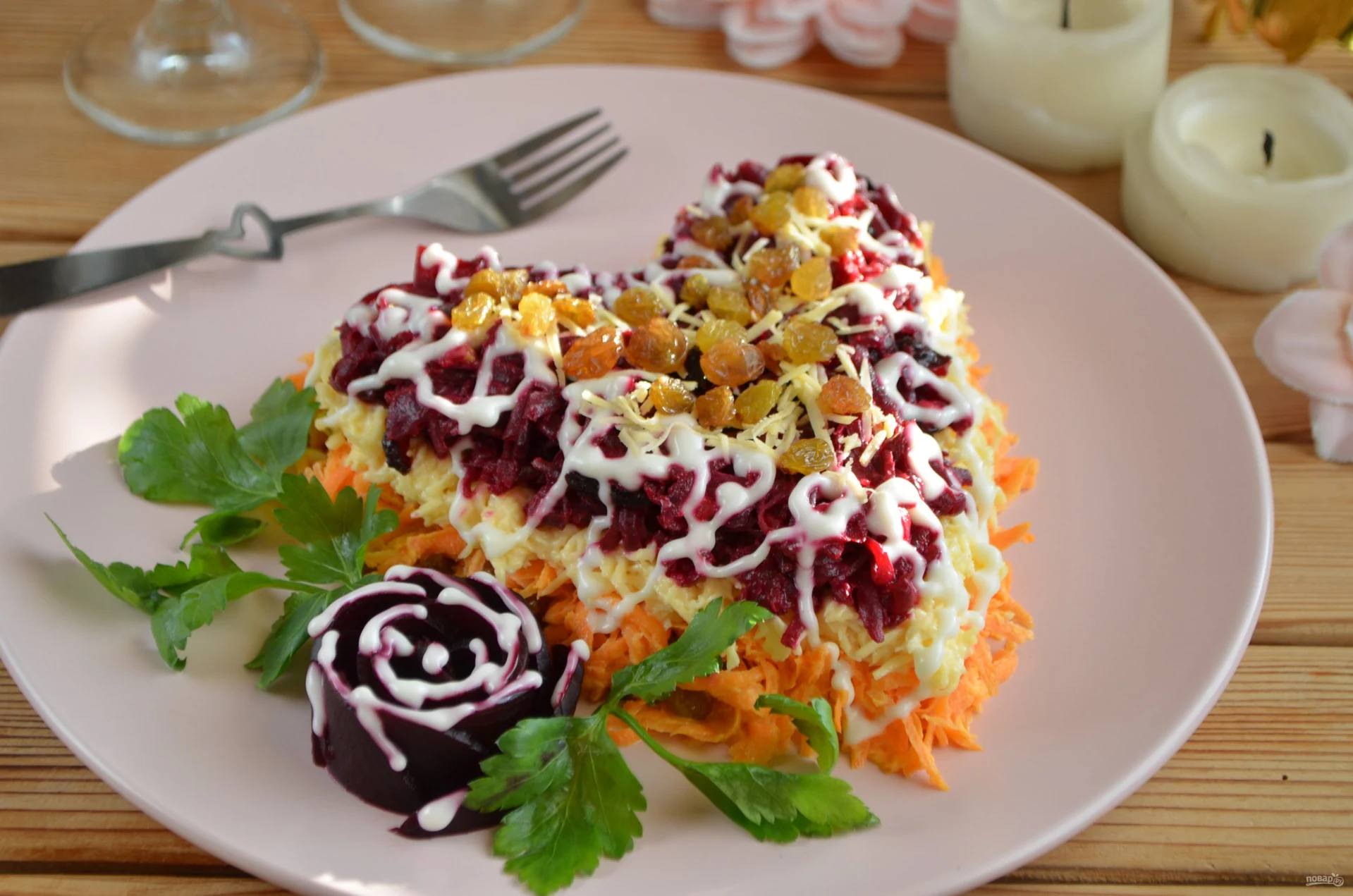 Салат любовница