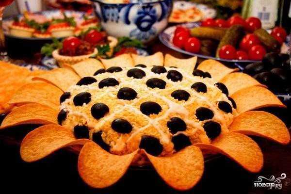 Салат под со лнух