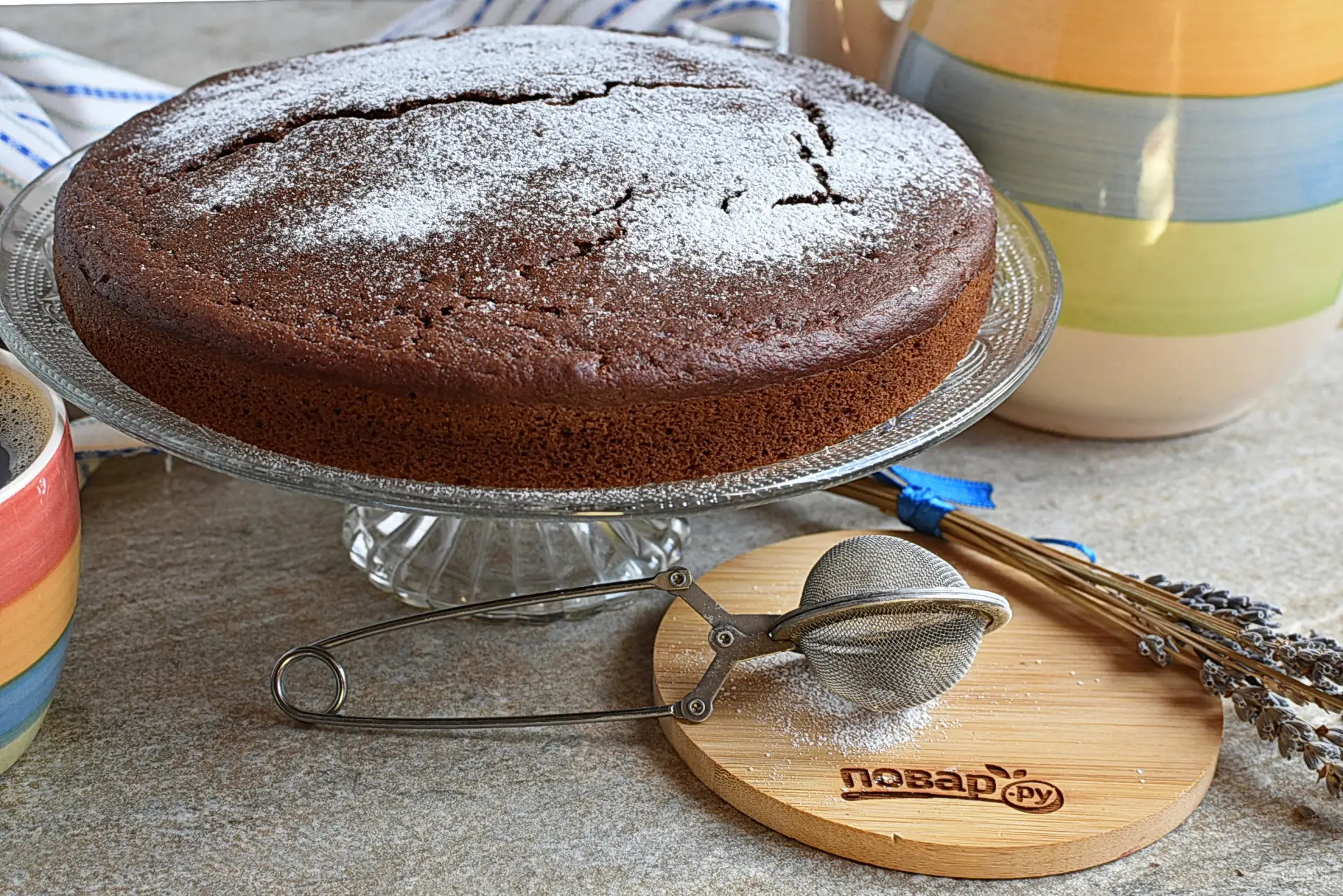 Шоколадный пирог без яиц