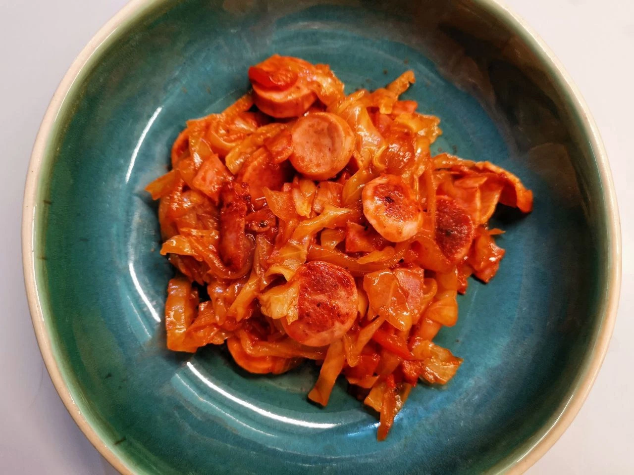 Солянка с сосисками