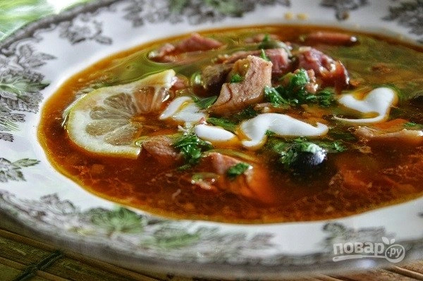 Супсолянка классический рецепт