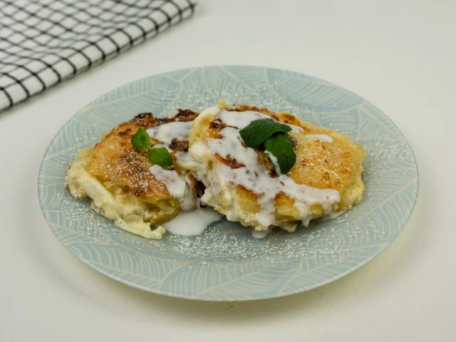 Сырники с яблоками