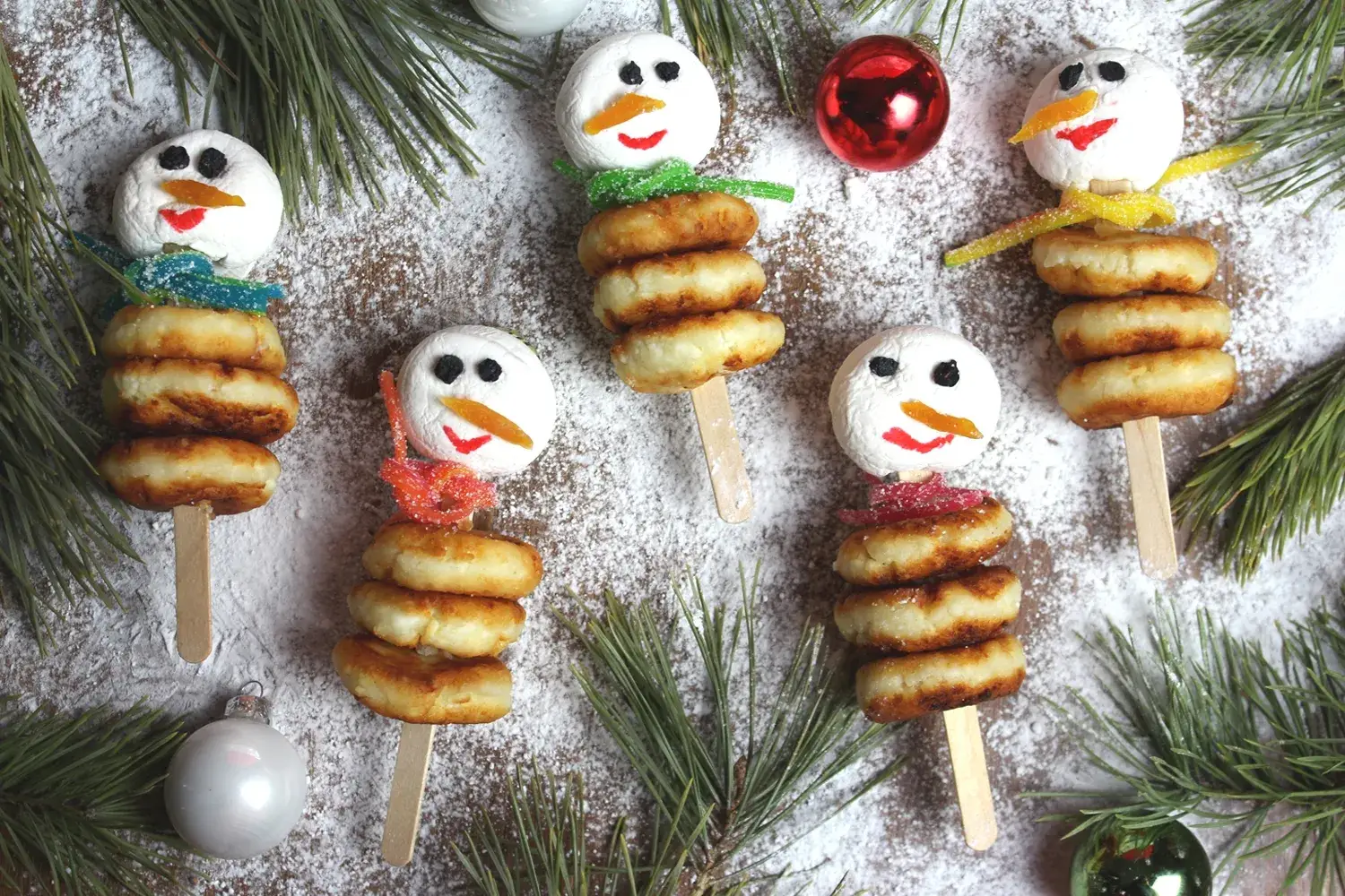 Сырники «Волшебные снеговики»