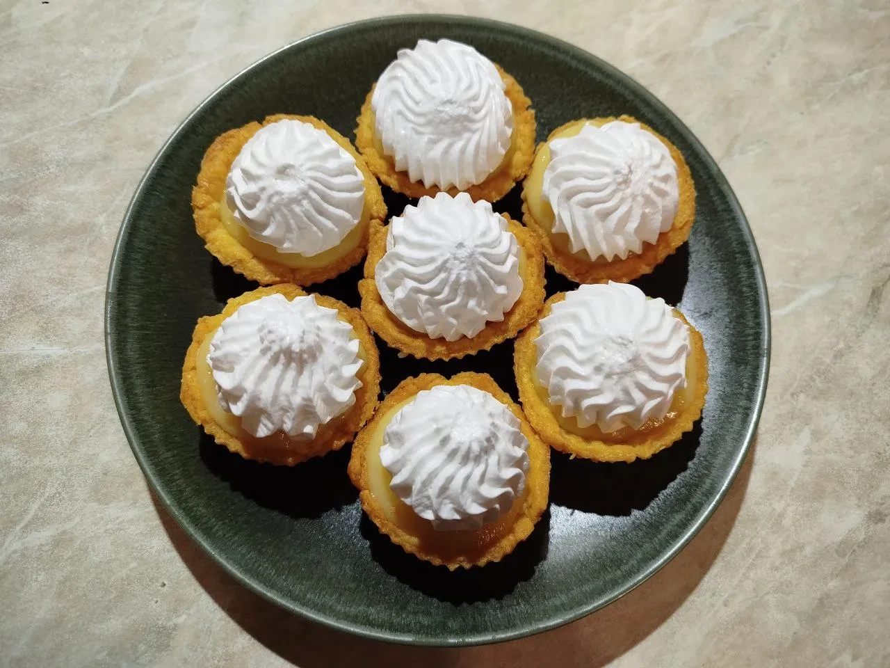 Тарталетки с лимонным курдом