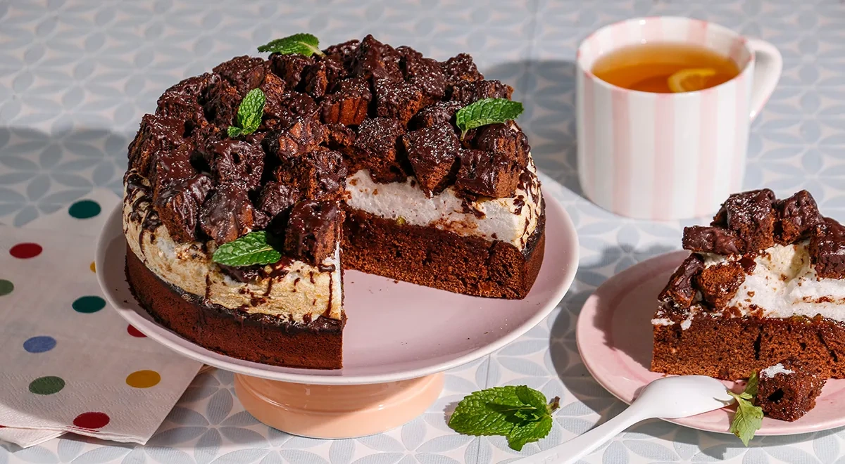 Торт «Улыбка негра» на кефире