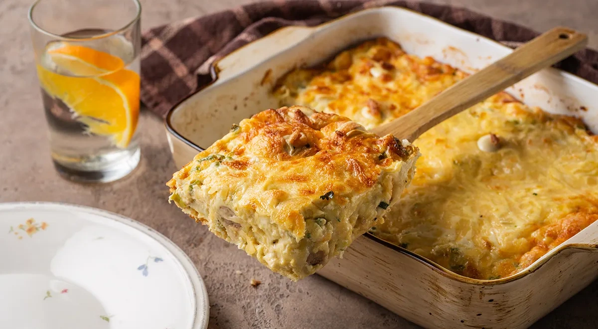 Запеканка из пельменей Ленивая жена