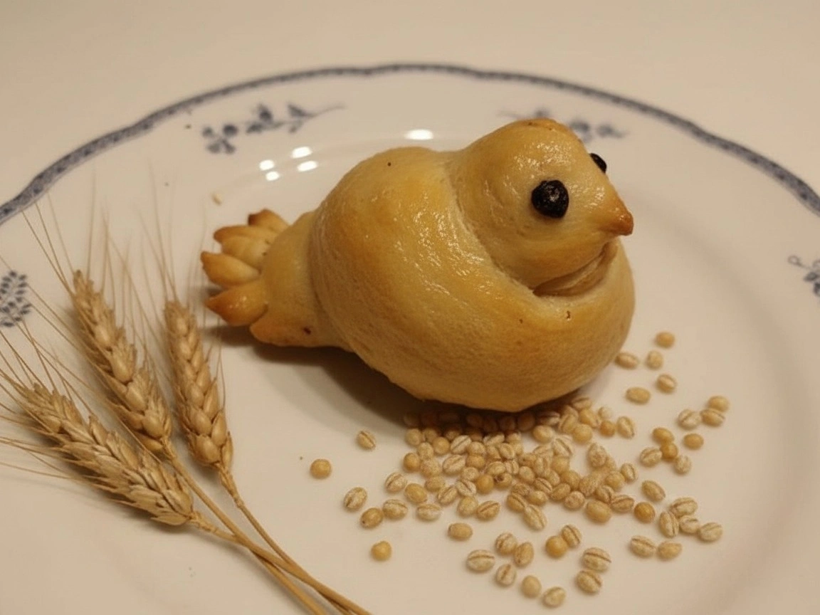 Жаворонки с шоколадом и бананом