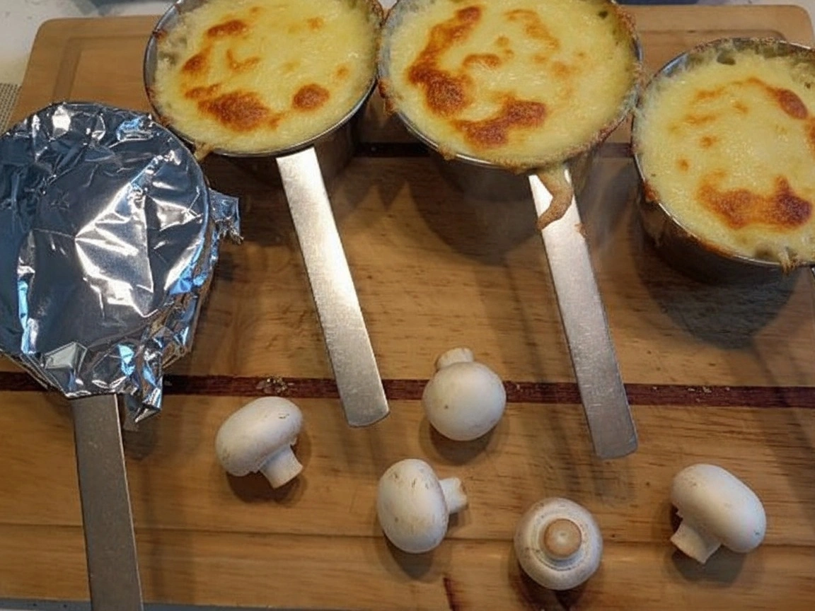 Жюльен с куриным филе и грибами