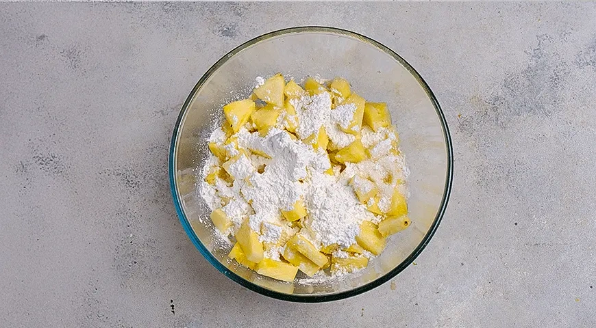 Ананасовый коблер: шаг 1