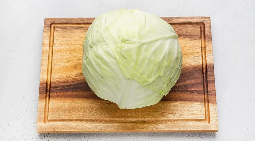 Бабушкина квашеная капуста: шаг 1