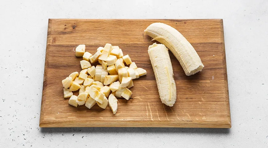 Банановый крем для торта: шаг 1