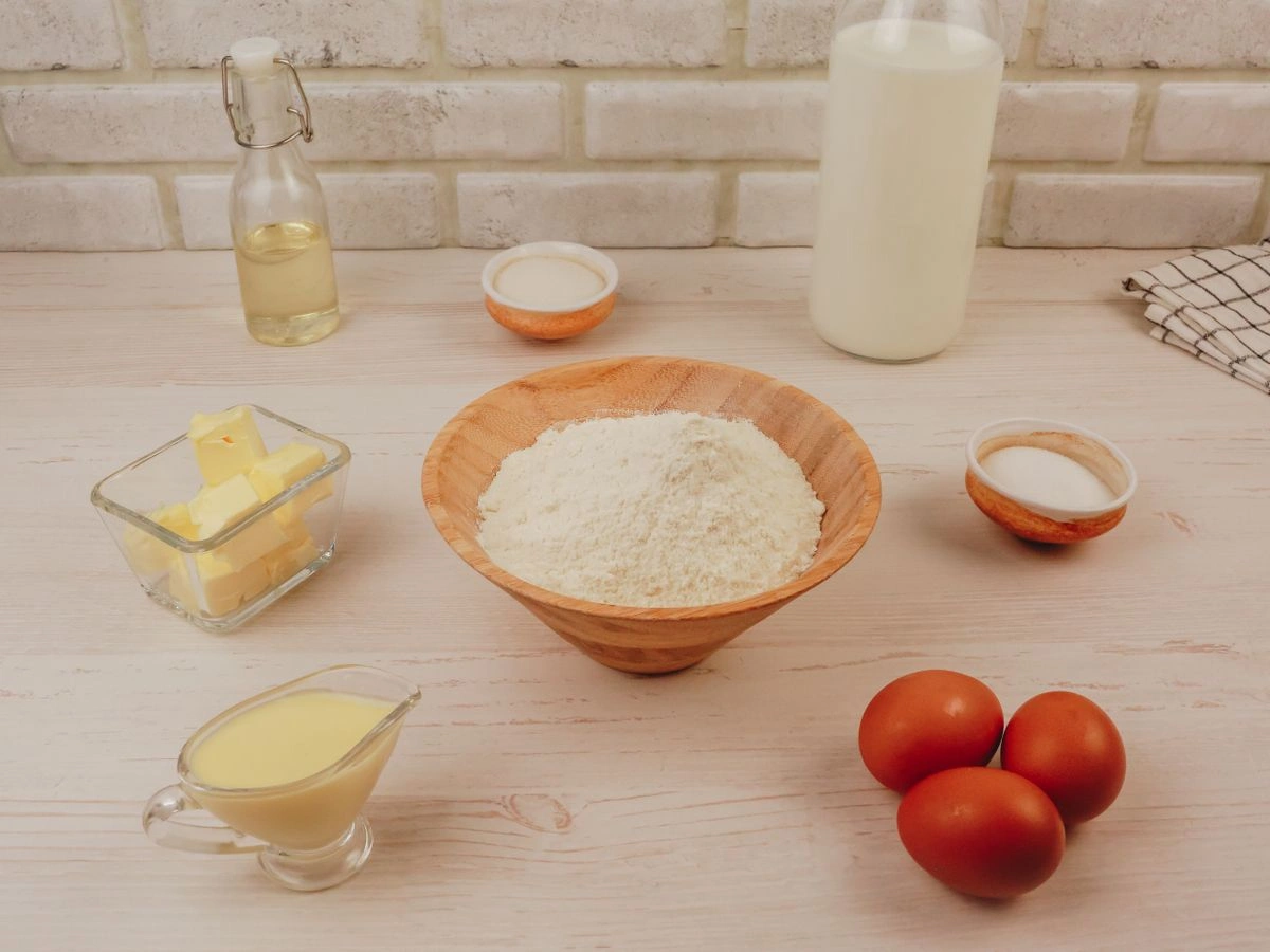 Шаг 1: Блинчики со сгущенкой