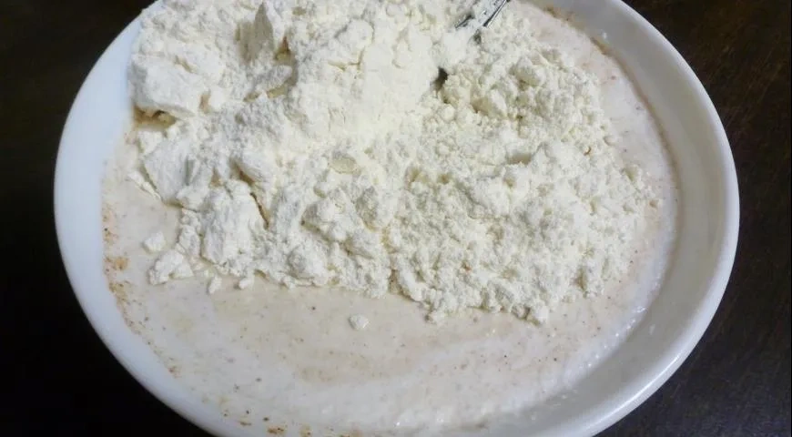 Буржуйские блины с корицей: шаг 1