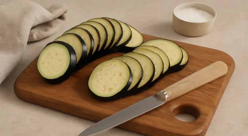 Бутерброды с баклажаном: шаг 1