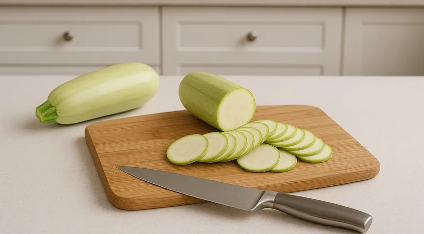 Чипсы из кабачков: шаг 1