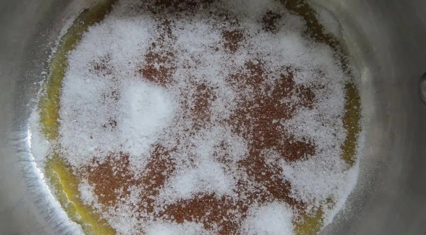 Чизкейк Груша-Горгонзола: шаг 1