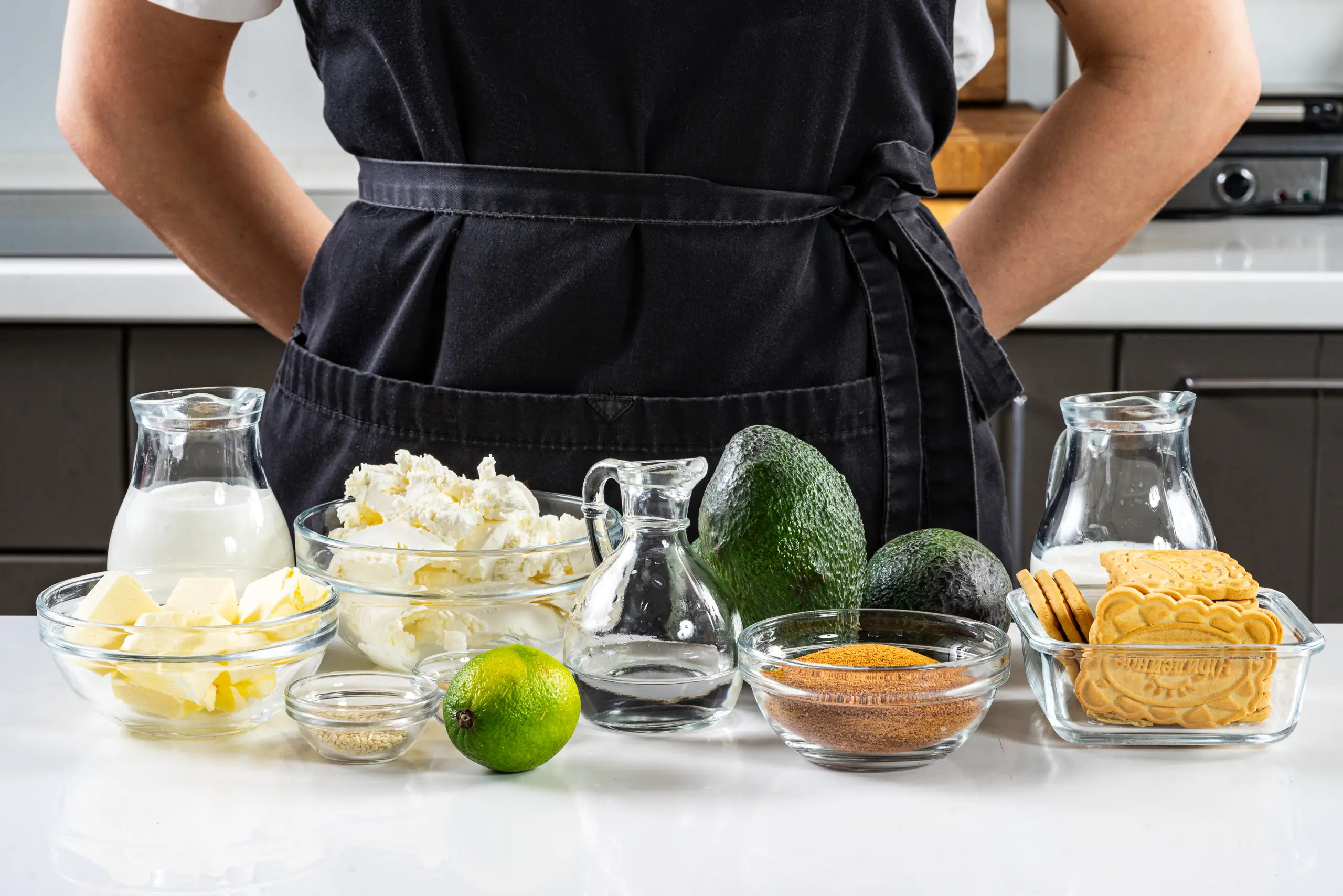 Шаг 1: Чизкейк из авокадо без выпечки