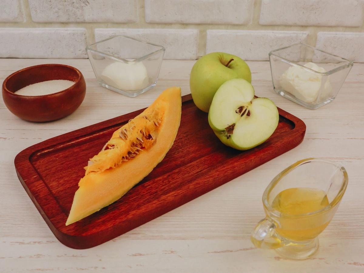 Шаг 1: Десерт из тыквы с яблоками