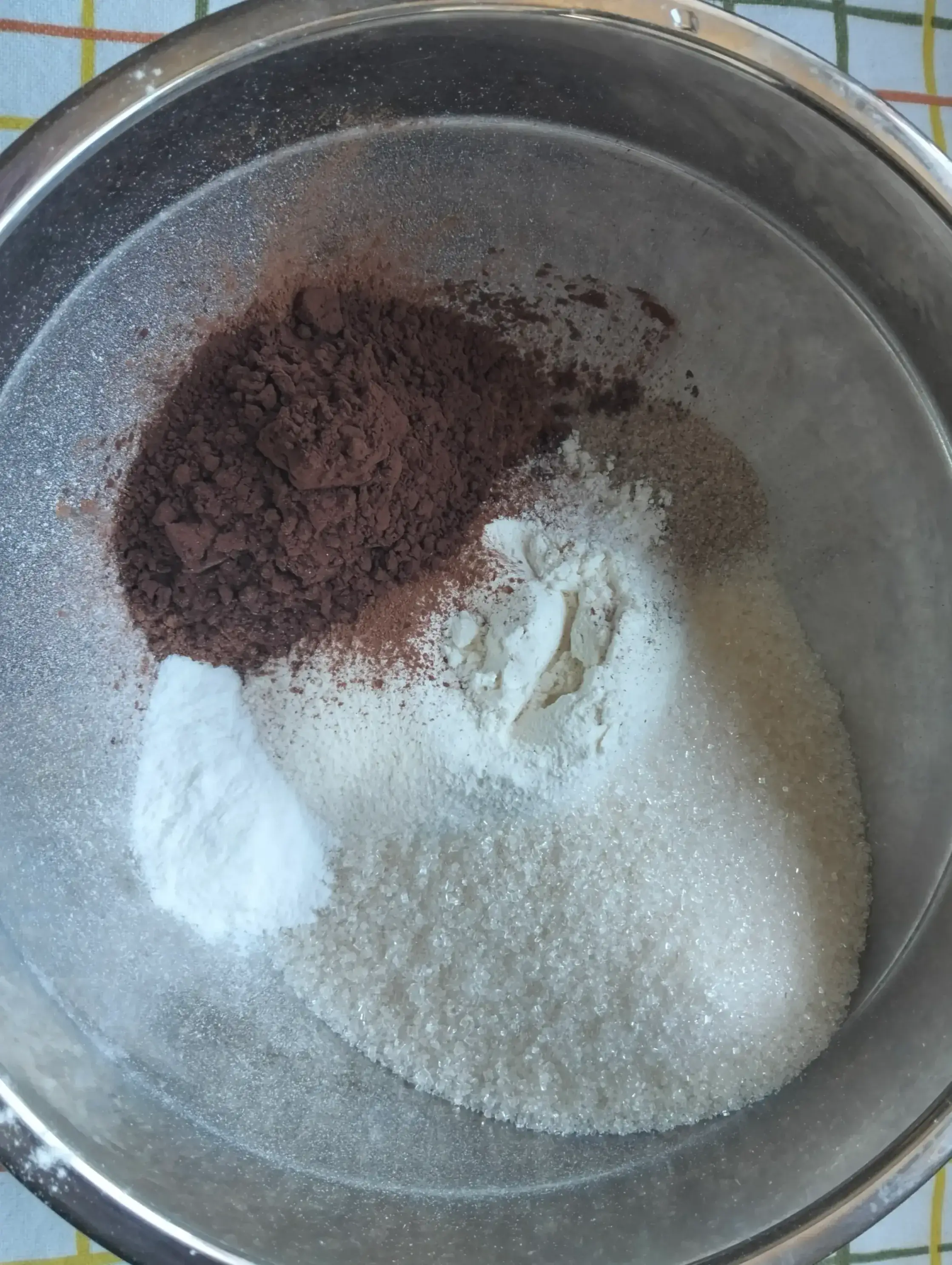 Десерт Осенний рассвет в тумане: шаг 1