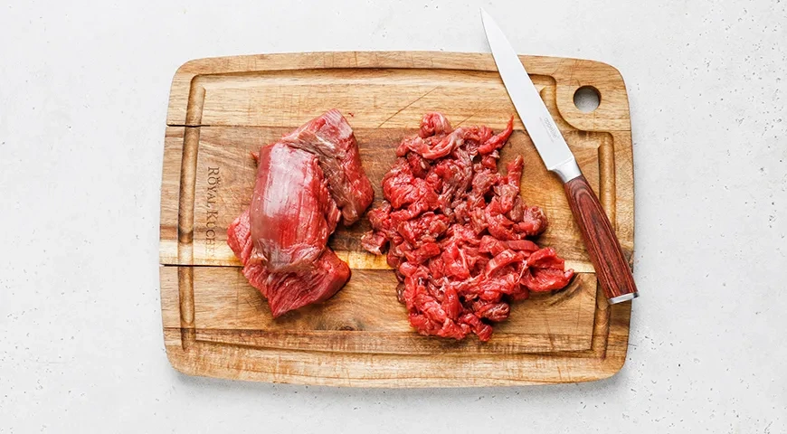 Домашняя шаурма с говядиной: шаг 1