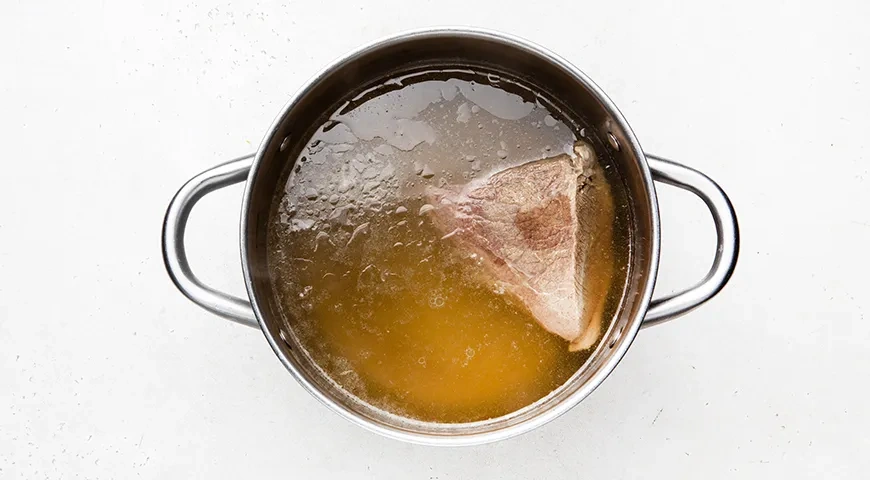 Фарш из вареного мяса: шаг 1