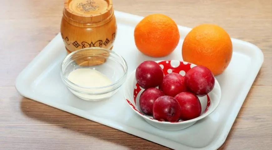 Фруктово - медовый мусс: шаг 1