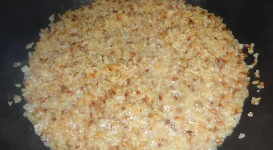 Фруктовый салат с булгуром: шаг 1