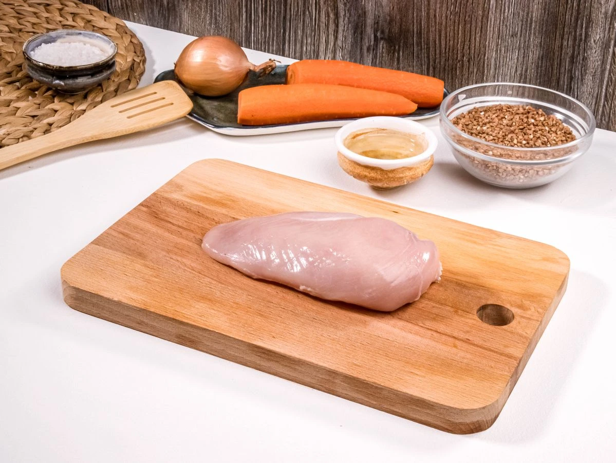 Шаг 1: Гречка по-купечески с куриным филе