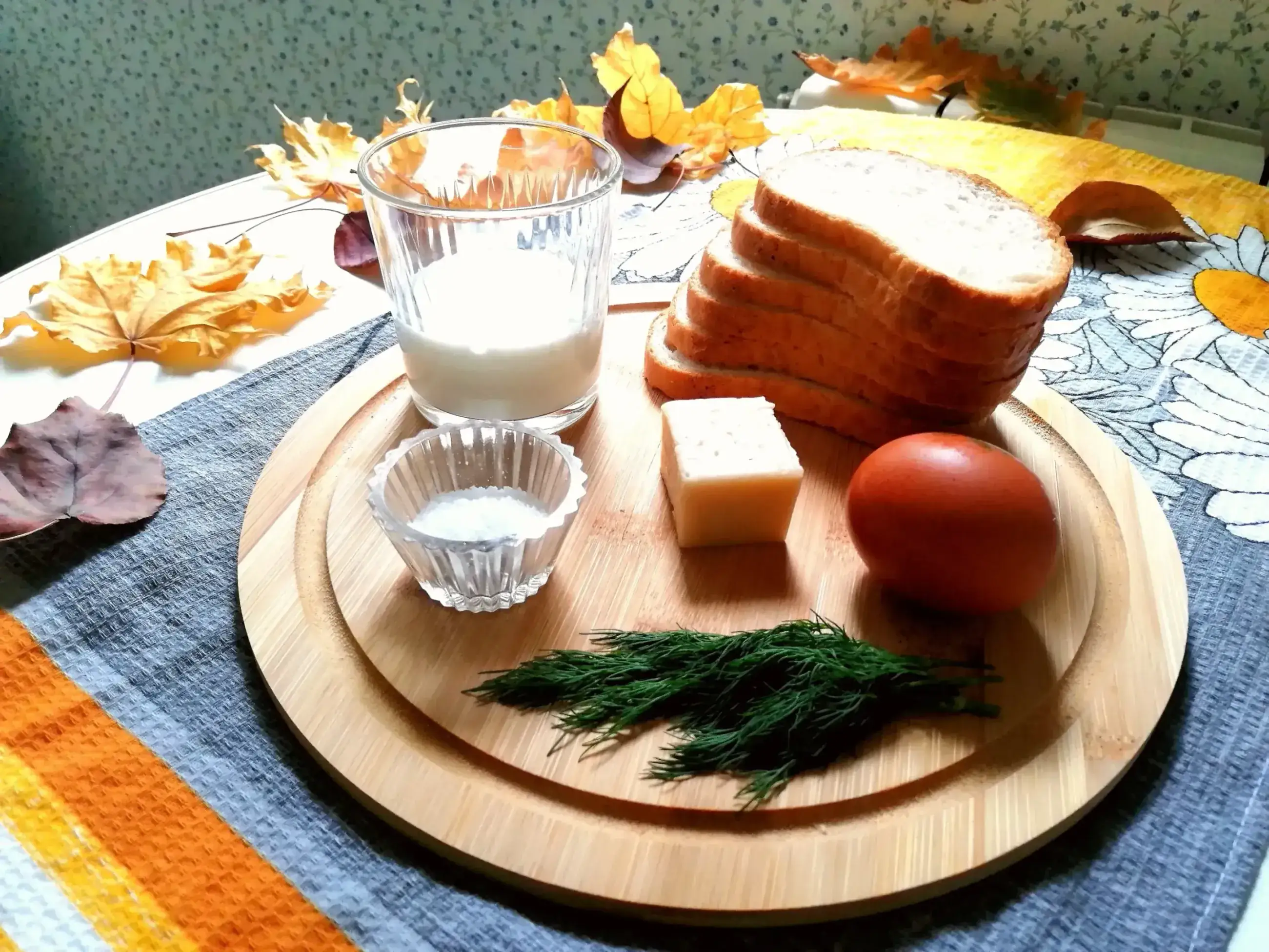 Гренки с сыром: шаг 1