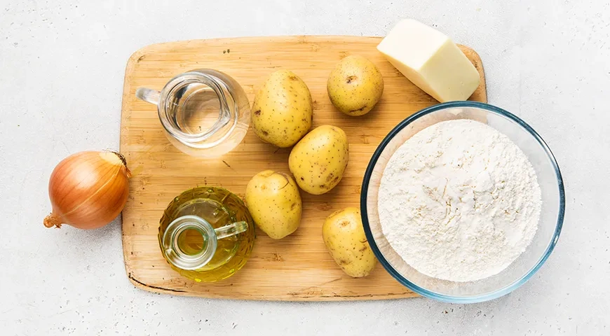 Хинкали с картошкой: шаг 1