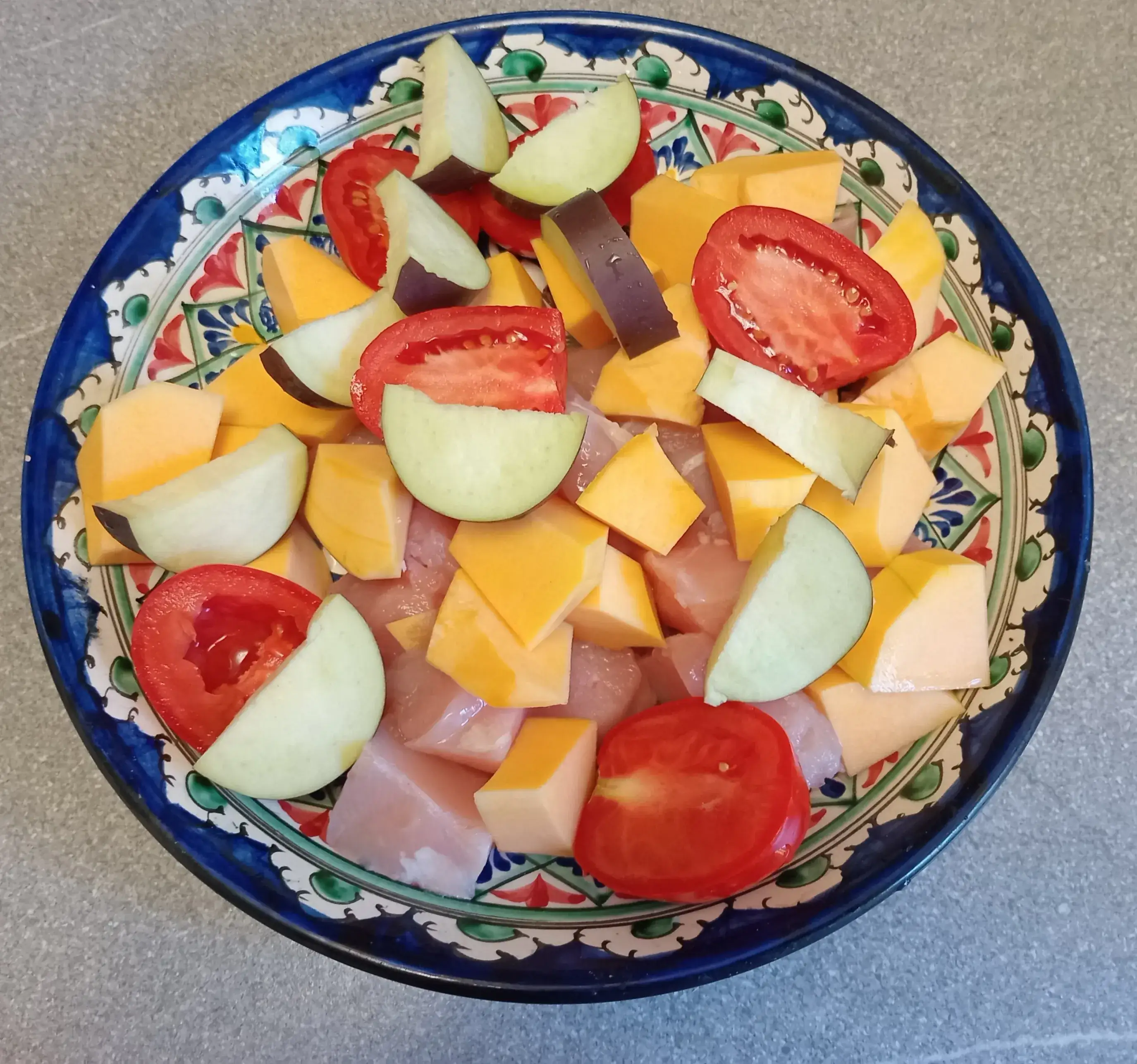 Индейка, запеченная с овощами и булгуром: шаг 1