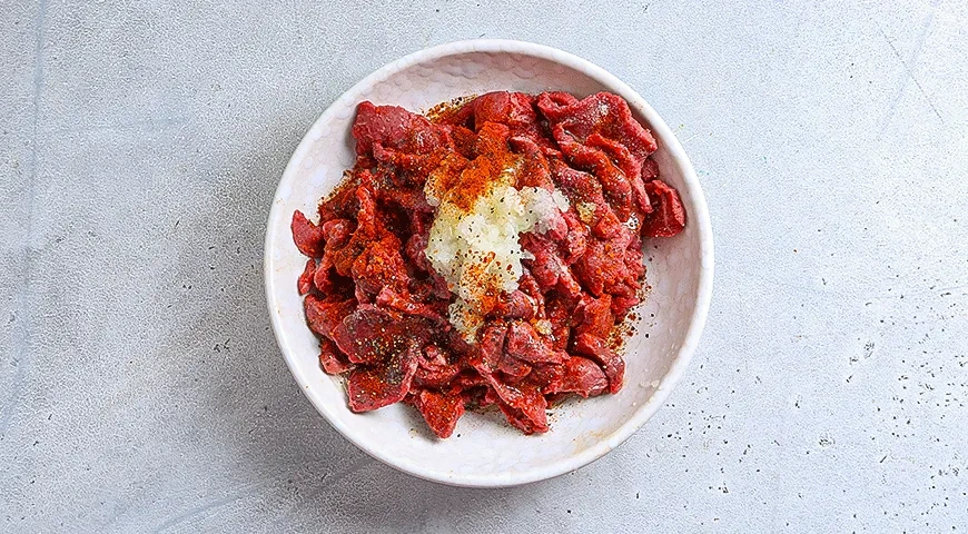 Искандер-кебаб: шаг 1