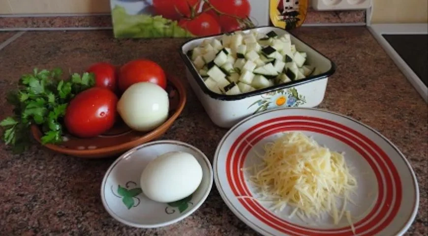 Кабачки по-итальянски: шаг 1