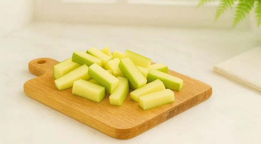 Кабачки в аэрогриле: шаг 1