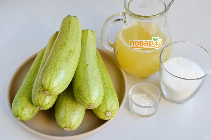 Шаг 1: Кабачок как а на на с на зиму