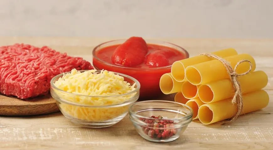 Каннеллони с фаршем в духовке: шаг 1