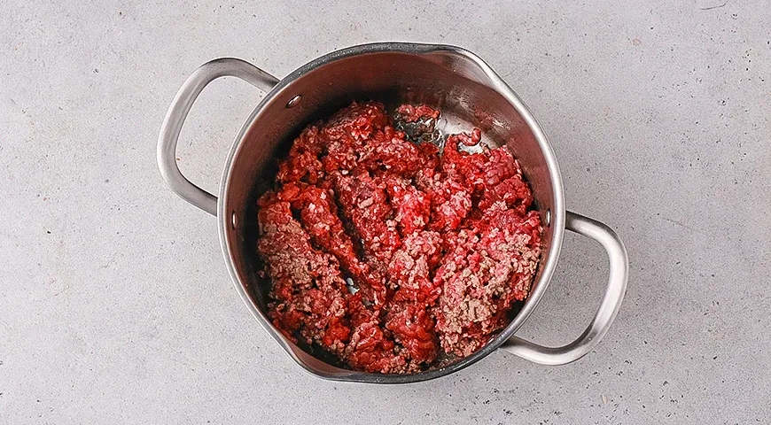 Карри-рамен с фаршем и лапшой быстрого приготовления: шаг 1