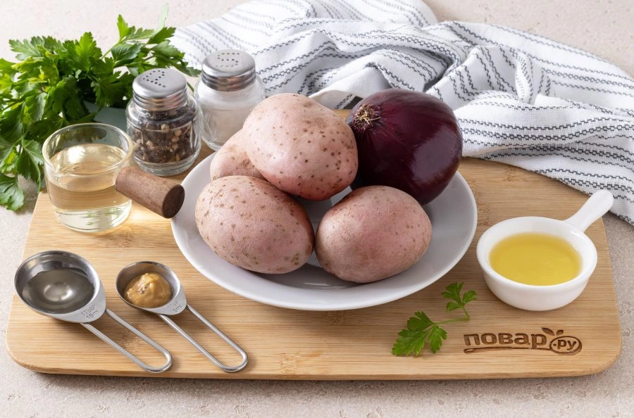 Шаг 1: Картофель ный салат на гарнир