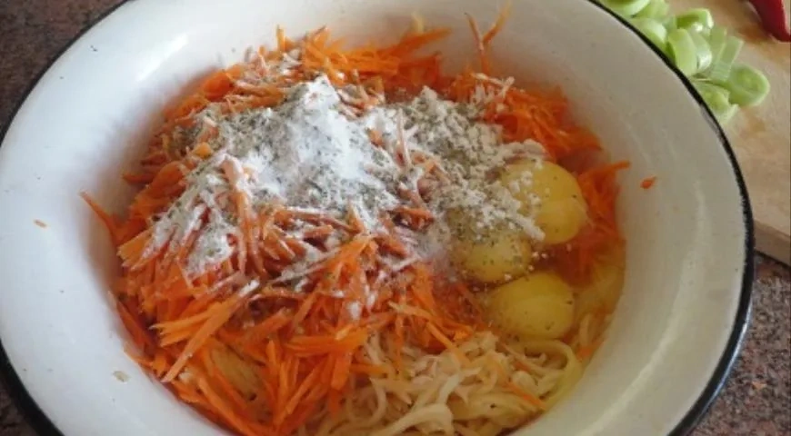 Летняя картофельная пицца: шаг 1