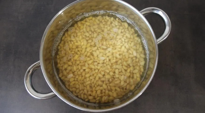 Кашица из бобов сои: шаг 1