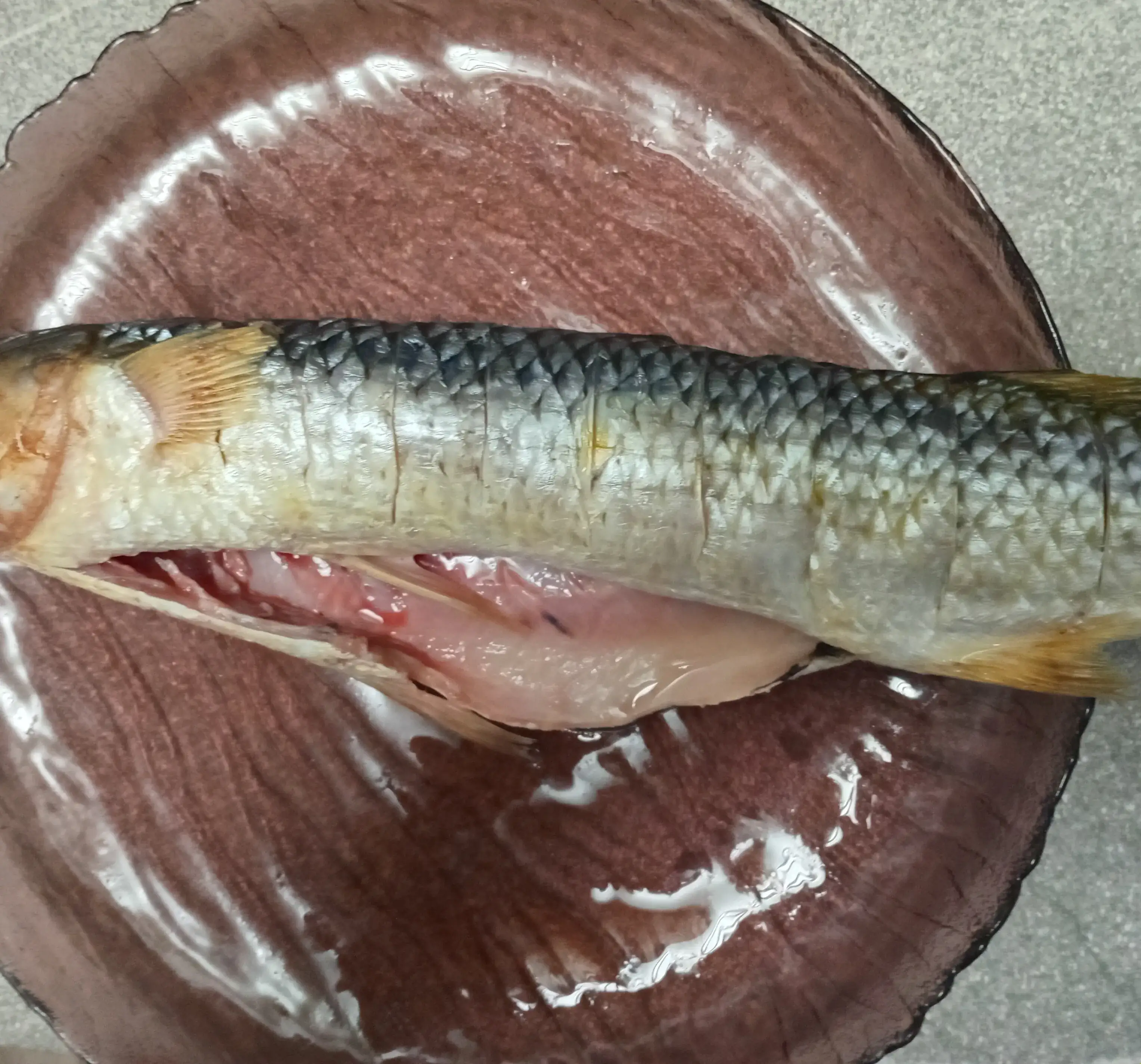 Кефаль запечённая с лимоном: шаг 1