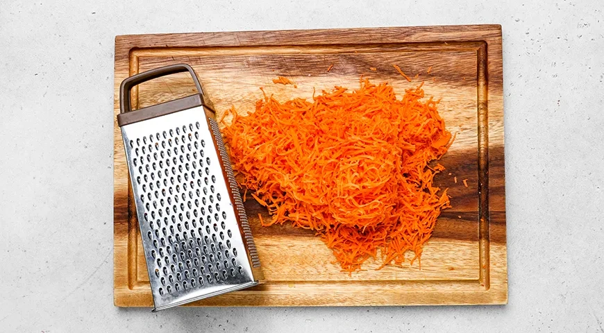 Кекс с морковью: шаг 1