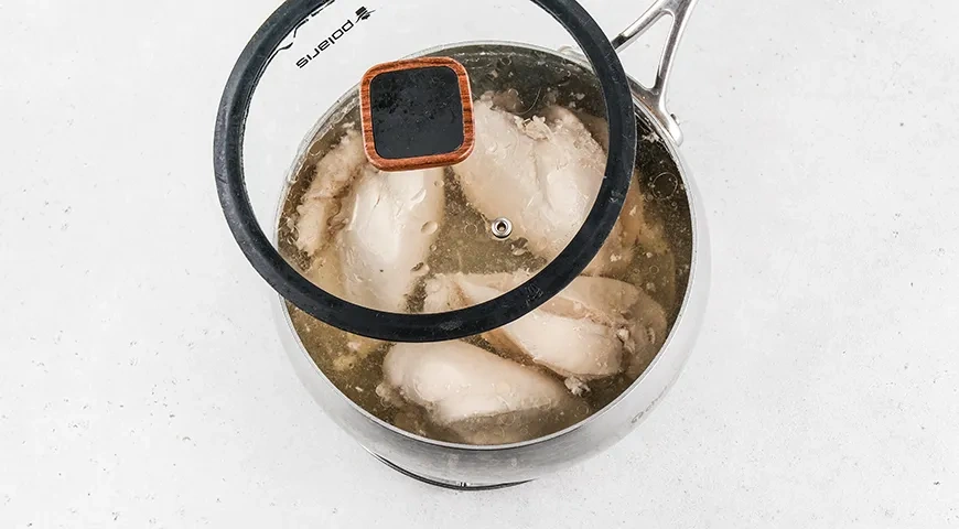 Кето-оливье: шаг 1