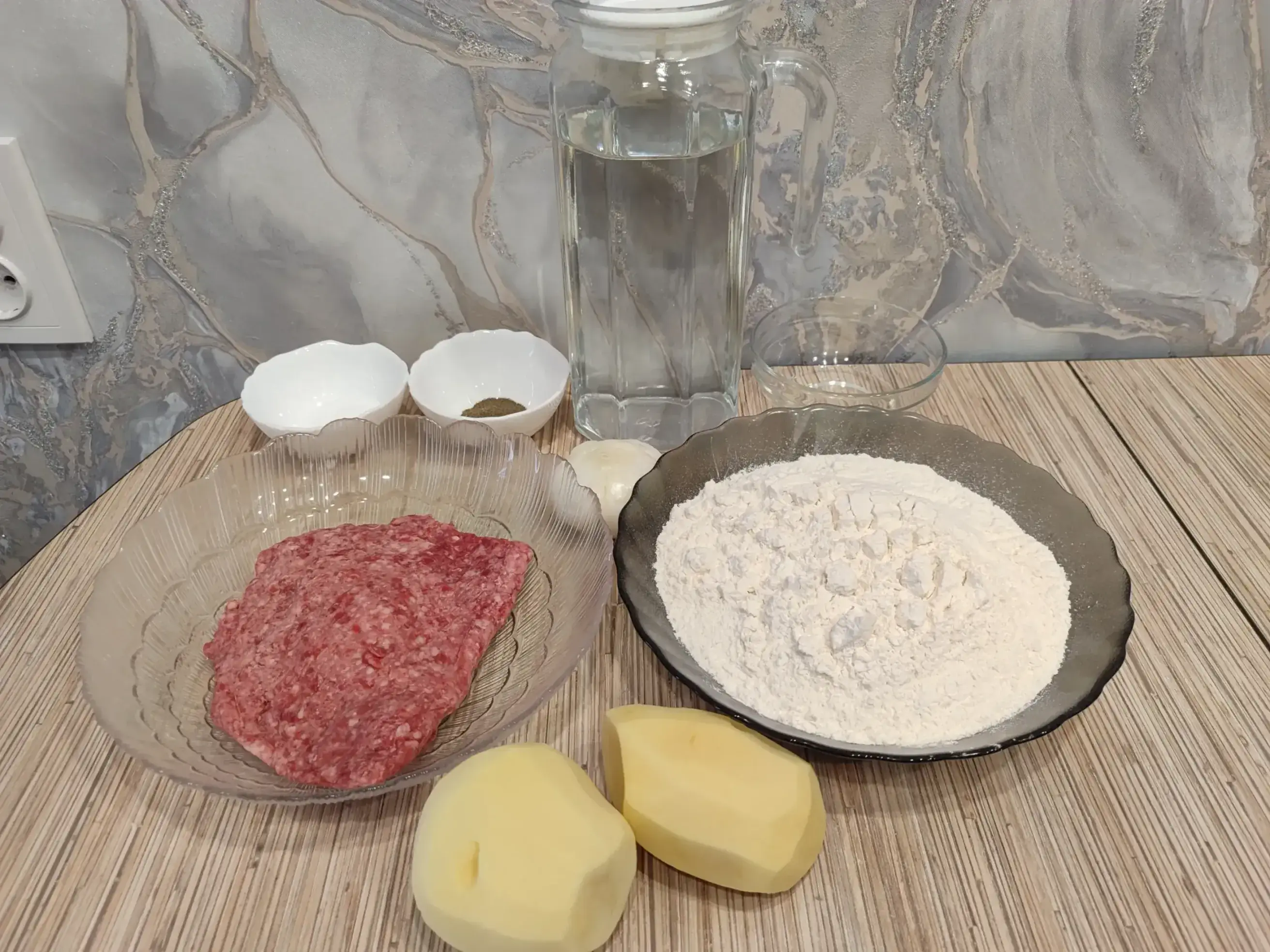 Мясной рулет Ханума: шаг 1