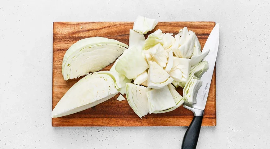 Кимчи из белокочанной капусты: шаг 1